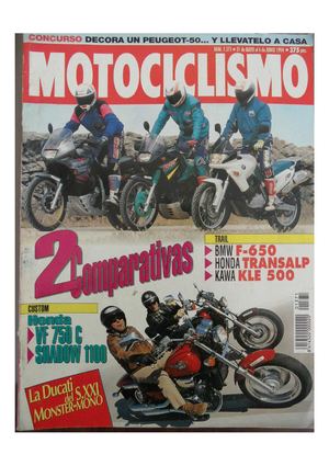 Comparativa KLE 500 - Transalp - F-650 de 1994