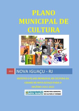 Projeto do Plano Municipal de Cultura - Nova Iguaçu
