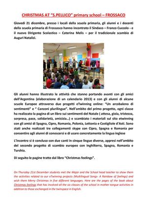 Christmas feelings at Frossasco school