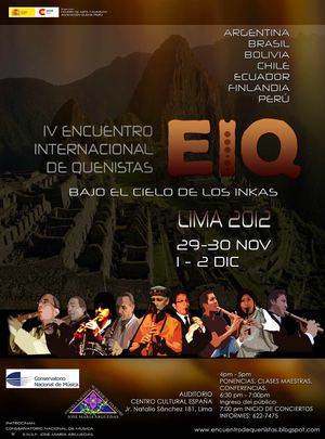IV ENCUENTRO INTERNACIONAL DE QUENISTAS