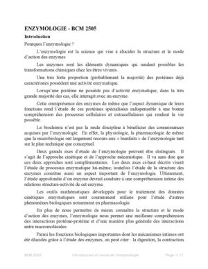1_Introduction et revue de l_enzymologie