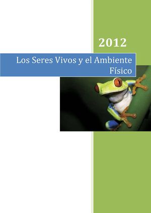 Los Seres Vivos y el Ambiente