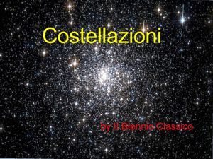 Le costellazioni. Il triangolo estivo