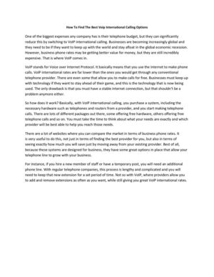 How To Find The Best Voip International Calling Options