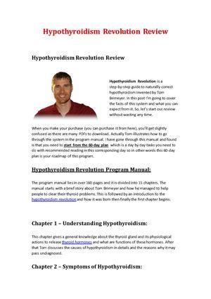 Hypothyroidism Revolution