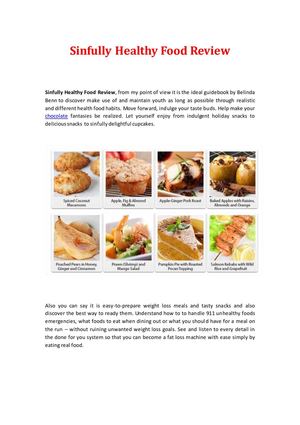  Sinfully Healthy Food