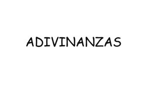 ADIVINANZAS 5
