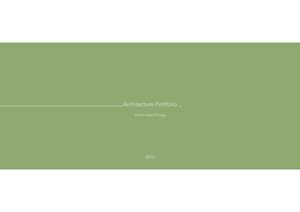 Architecture Portfolio 2010-2012