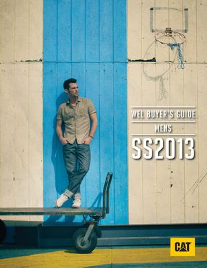 CAT WEL Buyers Guide Mens and Industrial SS2013