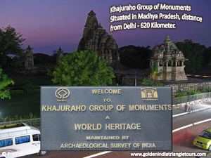 Presentation Of khajuraho Exotic Temple Tour with Golden Triangle
