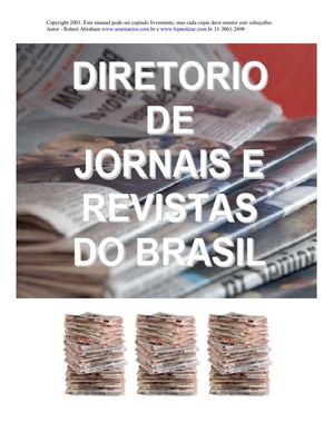 Diretorios de revistas, jornaris  do Brasil