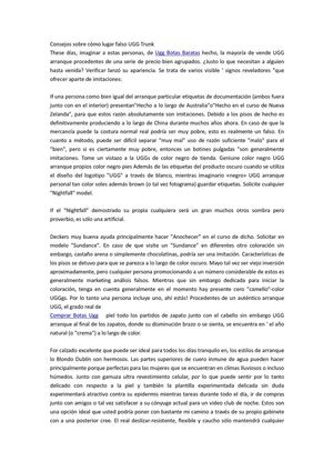 Consejos sobre cómo lugar falso UGG Trunk