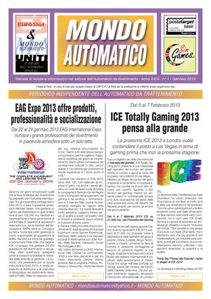 Mondo Automatico Web n°1 gennaio 2013