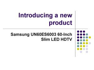 Samsung UN60ES6003 60-inch Review