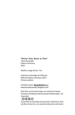 Poemas Para Bajar de Peso