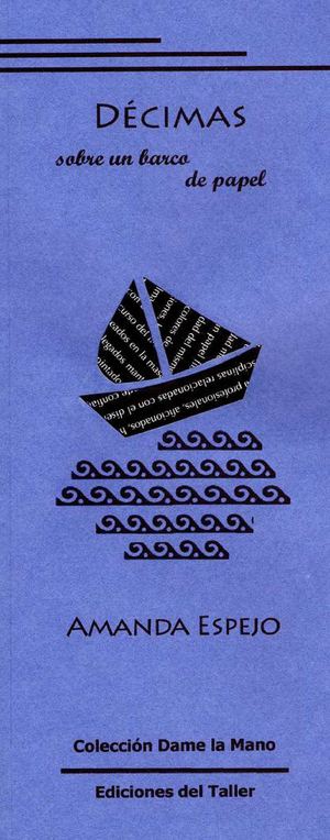 Décimas sobre un barco de papel, de Amanda Espejo