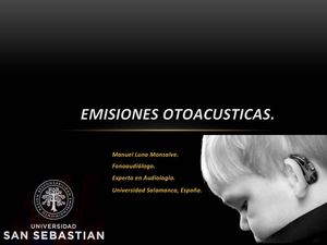 Emisiones Otoacústicas.- Taller 4.