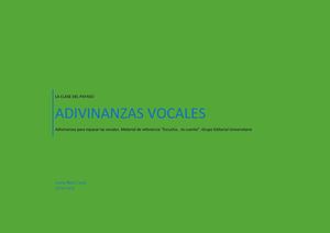 ADIVINANZAS VOCALES