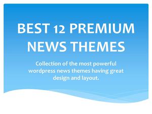 News Portal Wordpress Themes