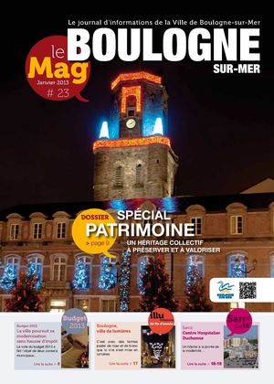 Boulogne Magazine janvier 2013 - le journal d'informations de la Ville de Boulogne-sur-Mer