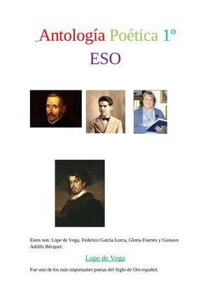 Antología Poética 1º ESO