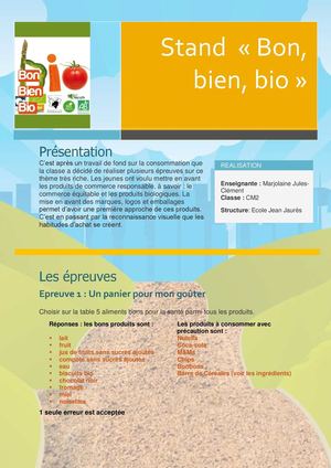 Epreuve Bon bien bio