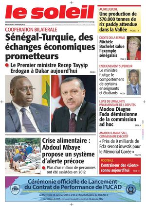 Edition du 9 janvier 2013