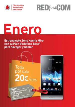 Catálogo Vodafone Redfreecom Enero 2013