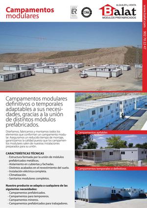 Campamentos modulares, campamentos mineros construccion modular