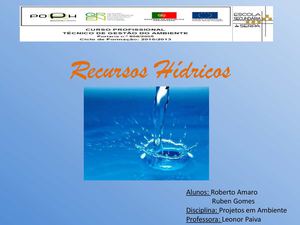 recursos hidricos