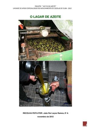 O lagar de azeite