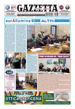Gazzetta del Sulcis Iglesiente N° 607 del 29.11.12