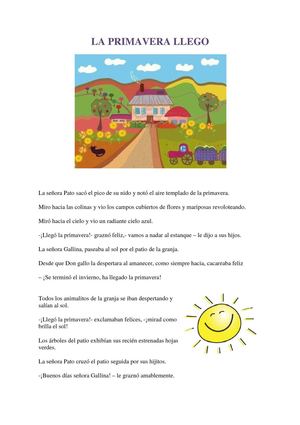 GRANJA. CUENTO