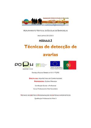 Técnicas de Detecção de Avarias