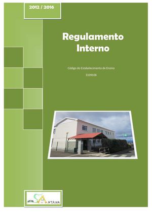 Regulamento Interno
