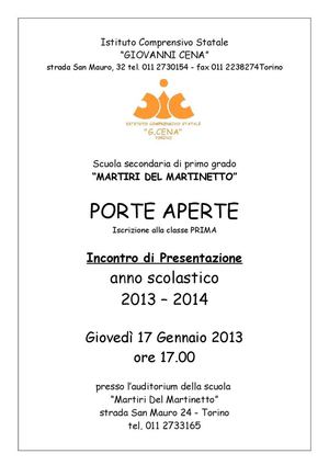 Porte Aperte 2013