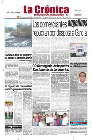 La Crónica 11 de enero 2013