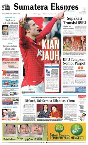 Sumatera Ekspres 14 januari 2013