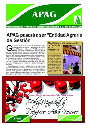 Revista APAG nº 137 Noviembre-Diciembre 2012