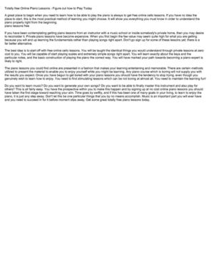 piano lessons free 3