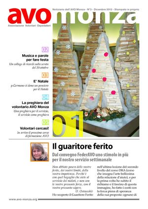 Notiziario dell'AVO MONZA N°3 - Dicembre 2012.