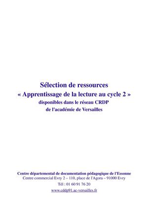 Ressources réseau CRDP de Versailles