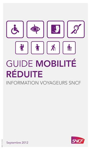 Guide SNCF Mobilité Réduite