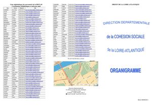 ORGANIGRAMME DE LA DDCS 44 - 2011