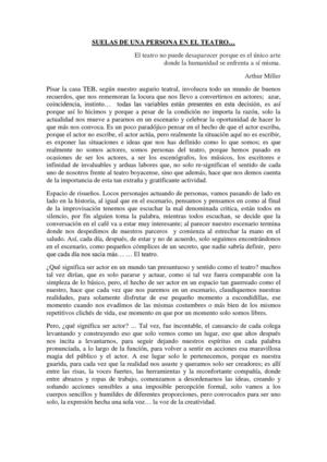 suelas de una persona en el teatro 