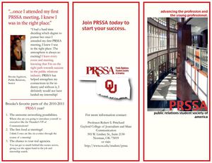 PRSSA Brochure