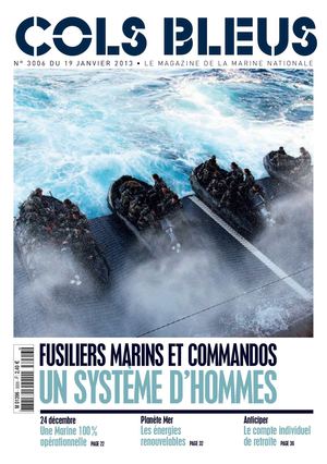 Dernier numéro de "Cols Bleus" sur la force des fusiliers-marins commandos