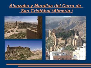 Alcazaba y murallas del cerro de san Cristóbal (Almería).
