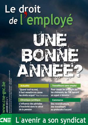 Le Droit de l'Employé de janvier 2013