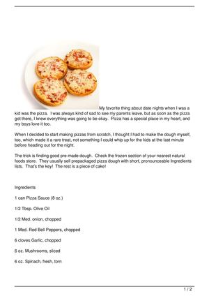 Calameo Quick Mediterranean Pizza calameo